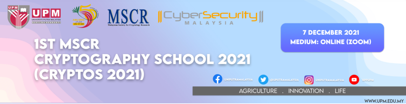 Cryptography School (CRYPTOS) 2021